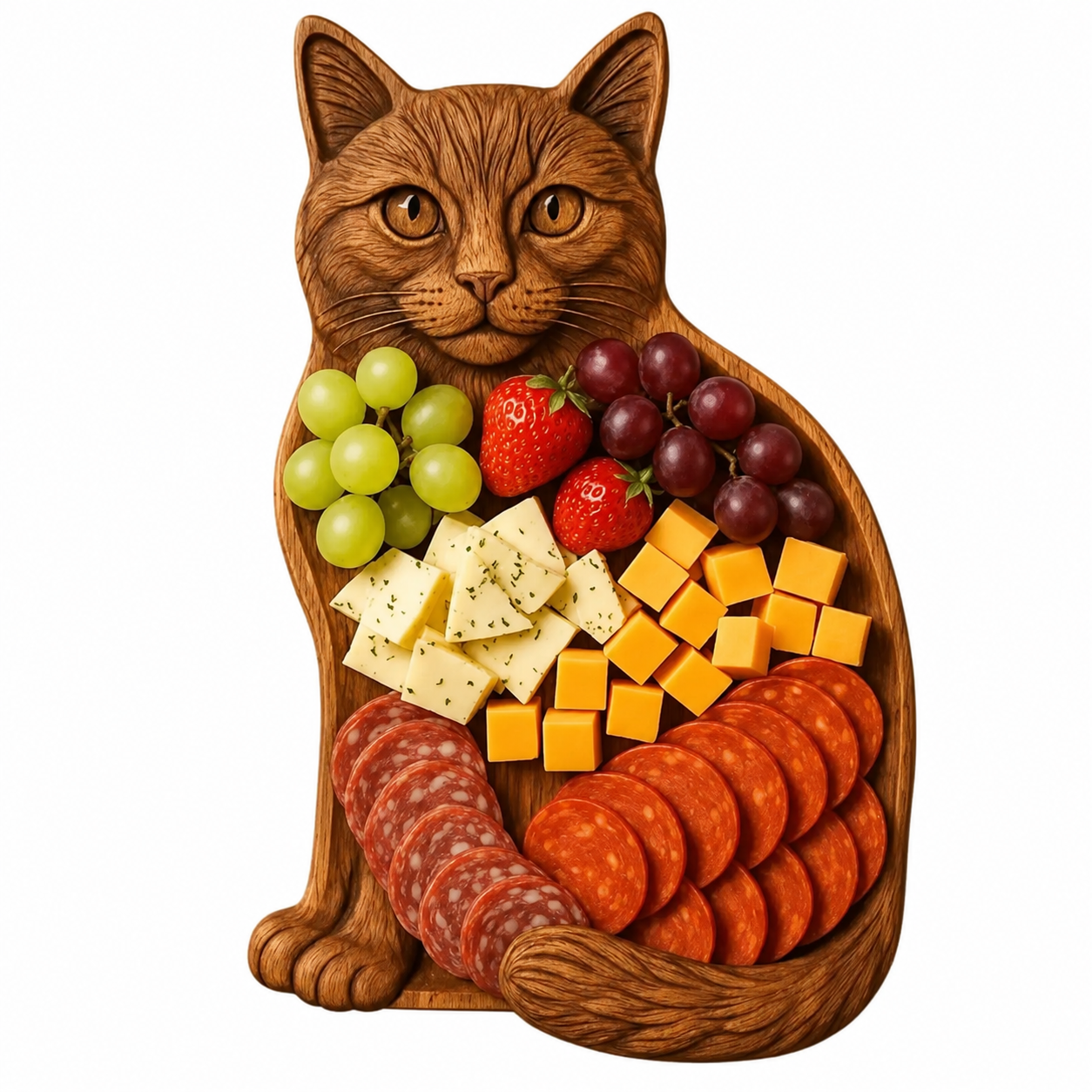 Wooden Charcuterie Board Handcrafted Unique Design