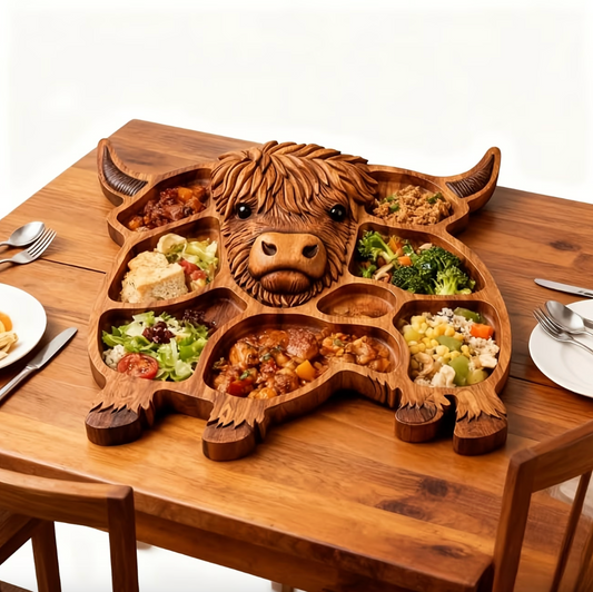 Wooden Charcuterie Board Handcrafted Rustic Design